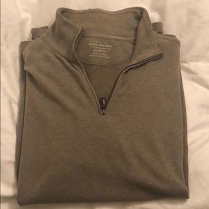 J. Crew men's quarter zip long sleeve shirt sz L